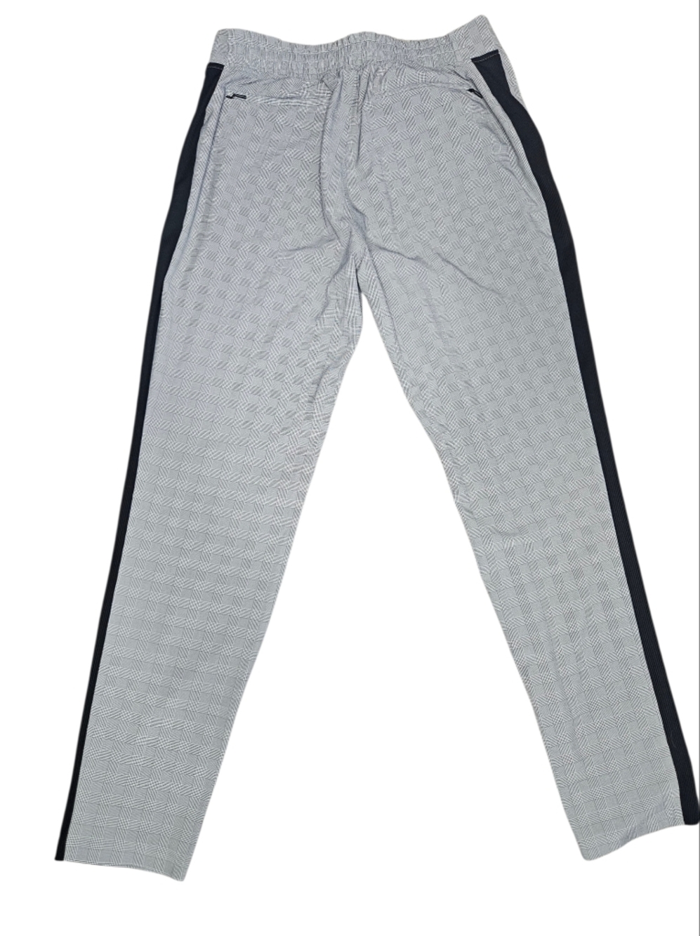 ATHLETA Brooklyn Glen Plaid Pull On Pant Sz 10T Gray Black Travel Athleisure - Picture 4 of 16